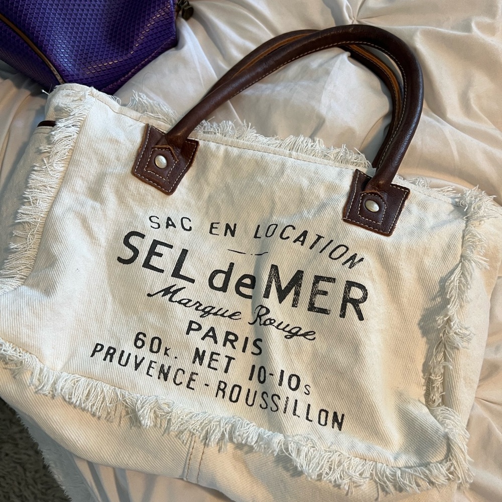 White Canvas Tote Bag